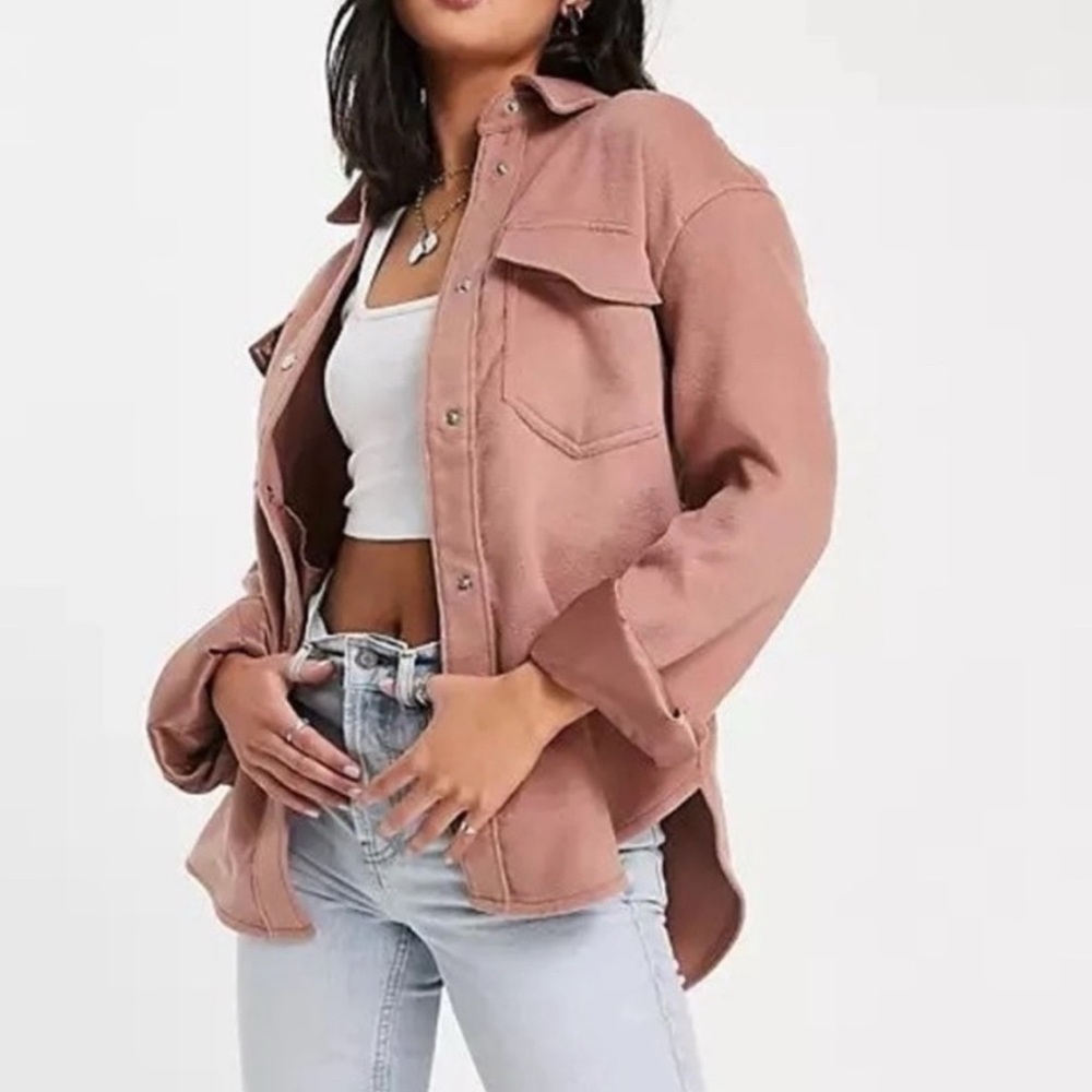 Abercrombie & Fitch • Cozy Shirt Jacket